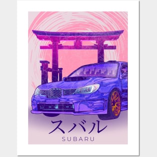 JDM Subaru WRX Blobeye STI Posters and Art